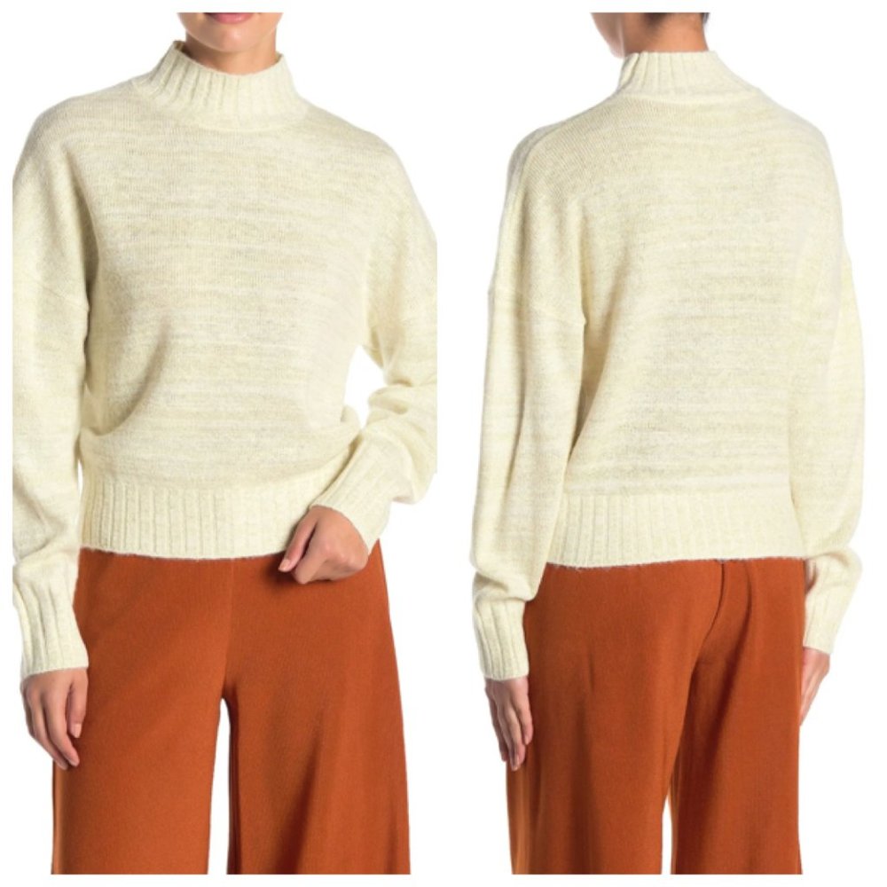 NSR Mock Neck Knit Sweater Medium